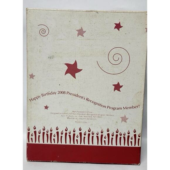 2008 Avon President's Recognition Program Custom Jewelry Box Birthday Gift New - Picture 2 of 5